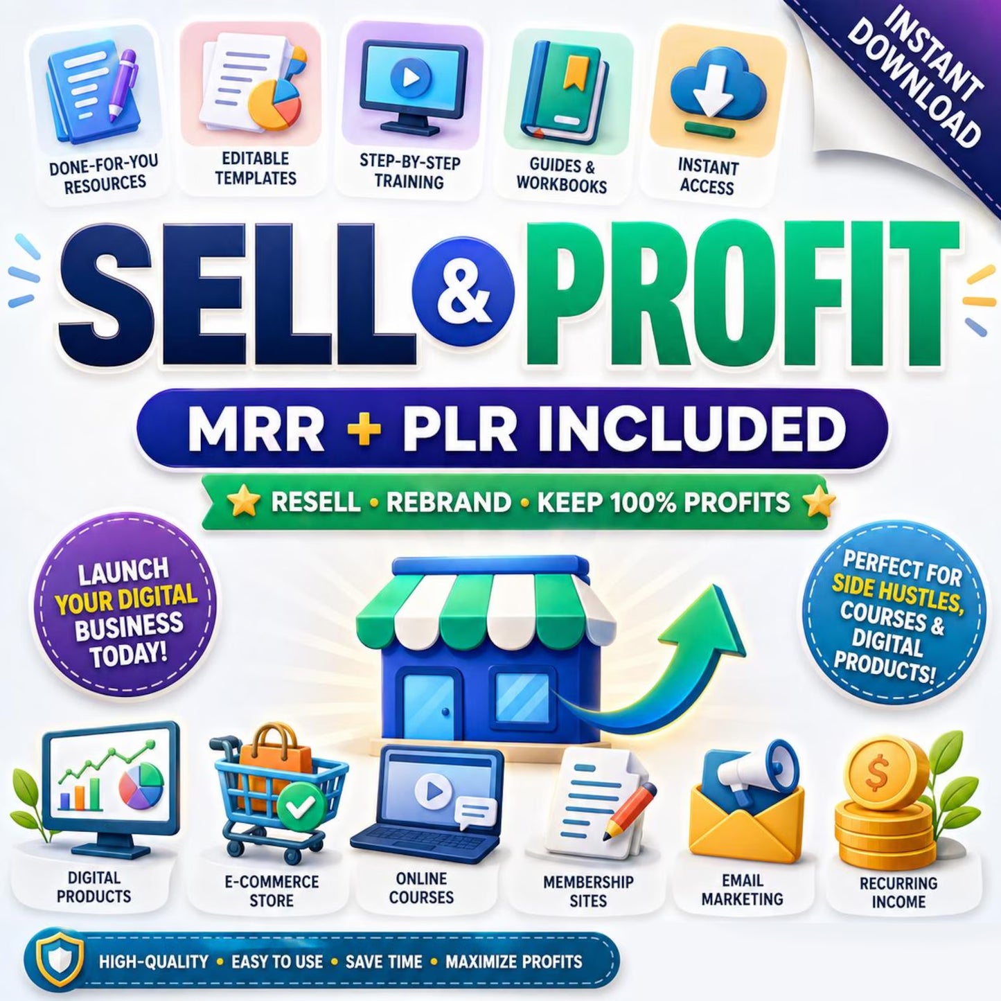 85M+ Ultimate PLR MRR Digital Bundle | Ready-to-Sell
